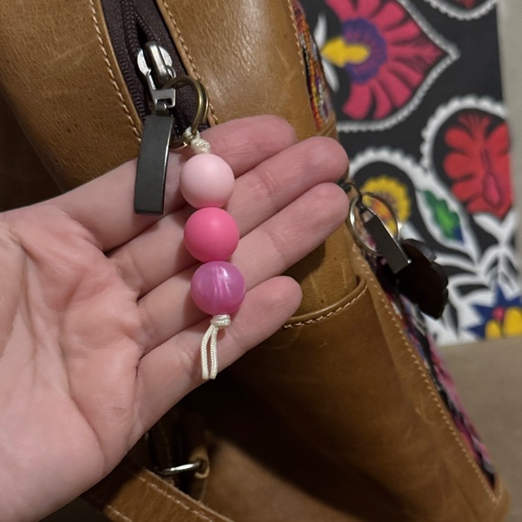 Boho Chic Multicolor Patterned Backpack - Picture 6 of 8